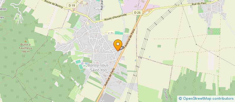 localisation de l'entreprise SCI M2JM  BOISSY-SOUS-SAINT-YON