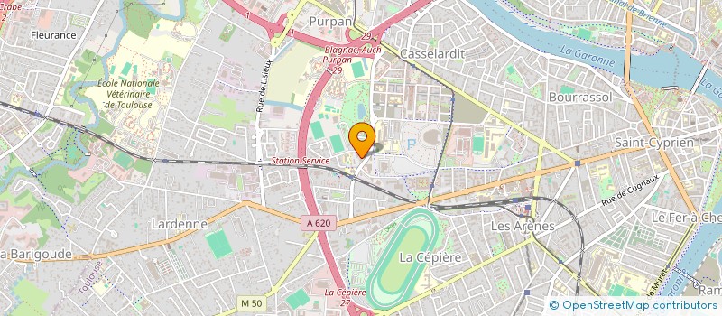 localisation de l'entreprise SCI M2JPI à TOULOUSE