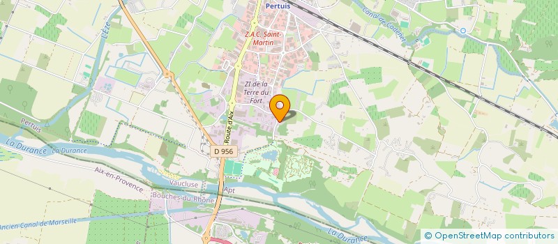 localisation de l'entreprise SCI M2KR IMMO  PERTUIS