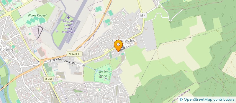 localisation de l'entreprise SCI M2L  SAULXURES-LES-NANCY