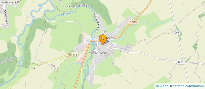 localisation de l'entreprise SCI M2LR  CEINTREY