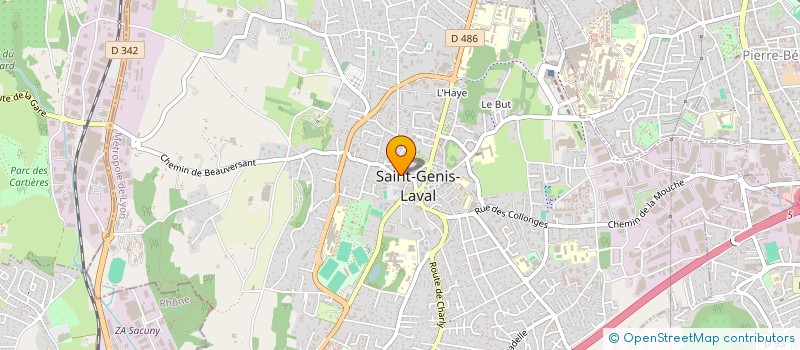 localisation de l'entreprise SCI M2LT  SAINT-GENIS-LAVAL