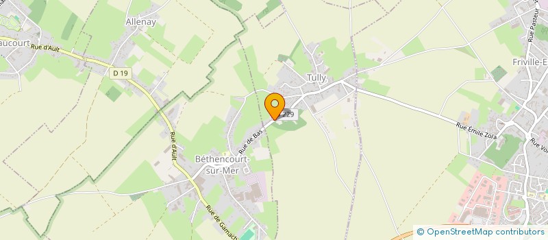 localisation de l'entreprise SCI M2O  TULLY