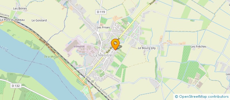 localisation de l'entreprise SCI M2P  LA MENITRE