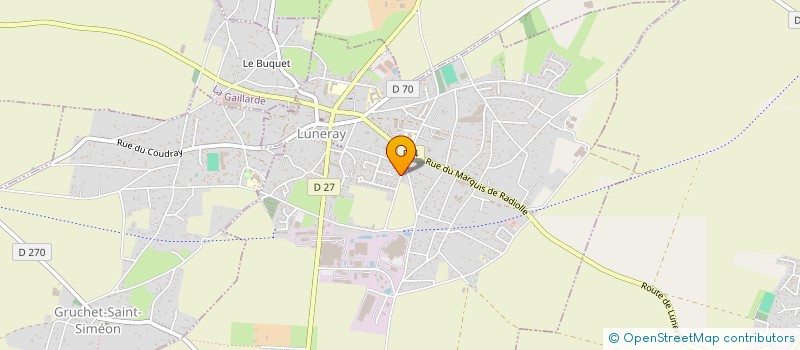 localisation de l'entreprise SCI M2S  LUNERAY