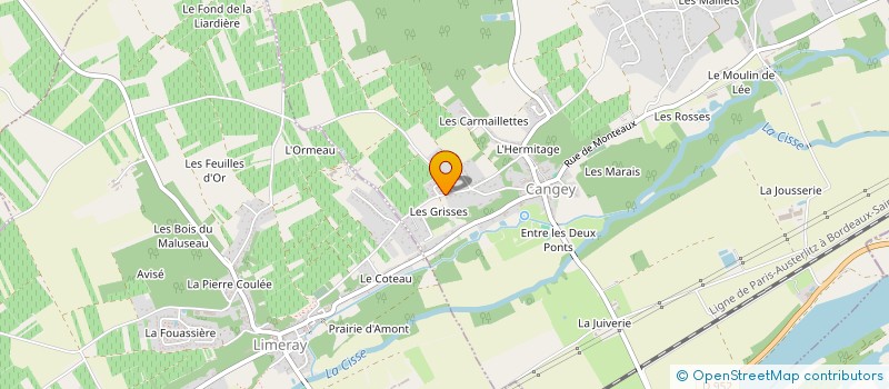 localisation de l'entreprise SCI M2S  CANGEY