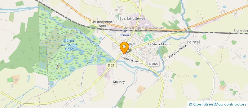 localisation de l'entreprise SCI M2S à BRIOUZE