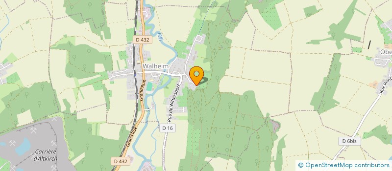 localisation de l'entreprise SCI M2SE IMMO  WALHEIM