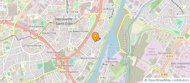 localisation de l'entreprise SCI M2T PARIS à HEROUVILLE-SAINT-CLAIR