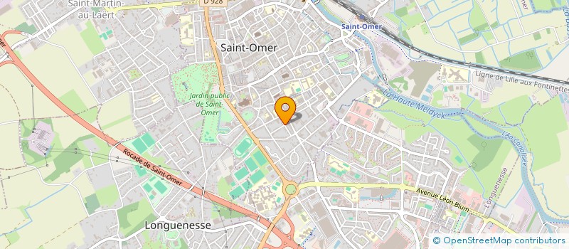 localisation de l'entreprise SCI M2W  SAINT-OMER