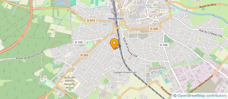 localisation de l'entreprise SCI M2Y  HAGUENAU