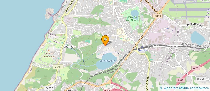 localisation de l'entreprise SCI M3 à BIARRITZ
