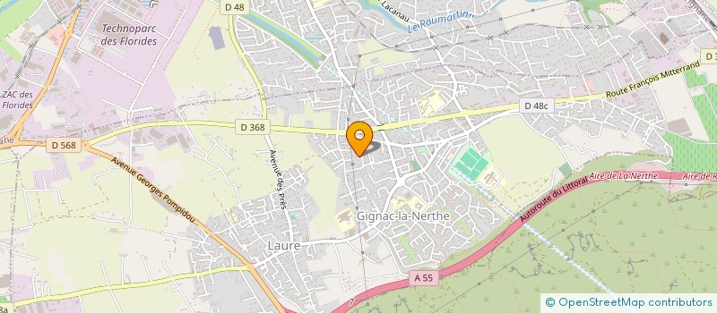 localisation de l'entreprise SCI M3 à GIGNAC-LA-NERTHE