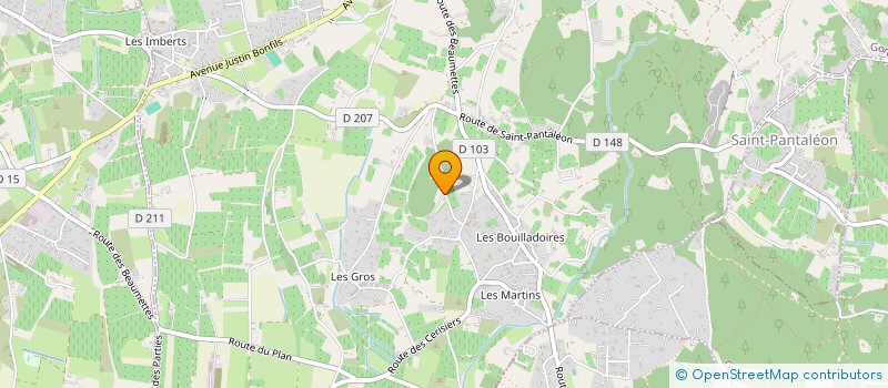 localisation de l'entreprise SCI M3  GORDES