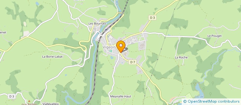 localisation de l'entreprise SCI M3  VIGEOIS