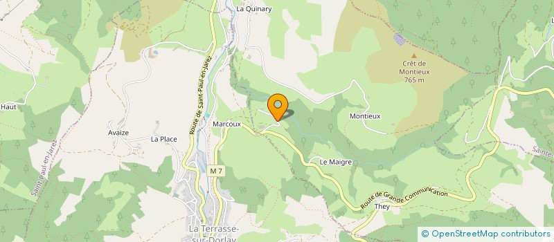 localisation de l'entreprise SCI M3  SAINT-PAUL-EN-JAREZ