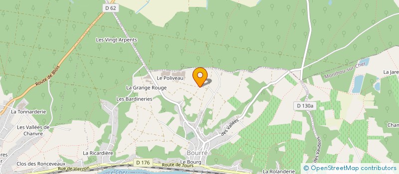 localisation de l'entreprise SCI M3A à MONTRICHARD-VAL-DE-CHER