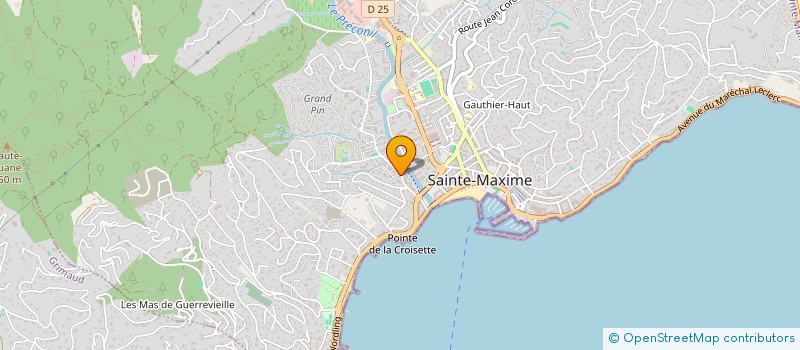 localisation de l'entreprise SCI M3BG INVESTISSEMENT à SAINTE-MAXIME