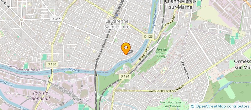 localisation de l'entreprise SCI M3BI à SAINT-MAUR-DES-FOSSES