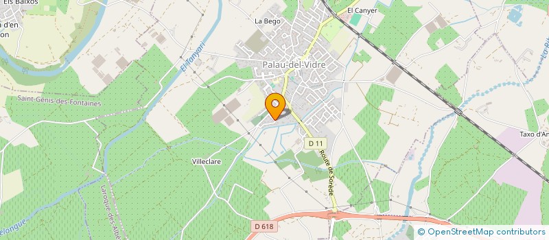 localisation de l'entreprise SCI M3C  PALAU-DEL-VIDRE