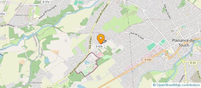 localisation de l'entreprise SCI M3D  PLAISANCE-DU-TOUCH