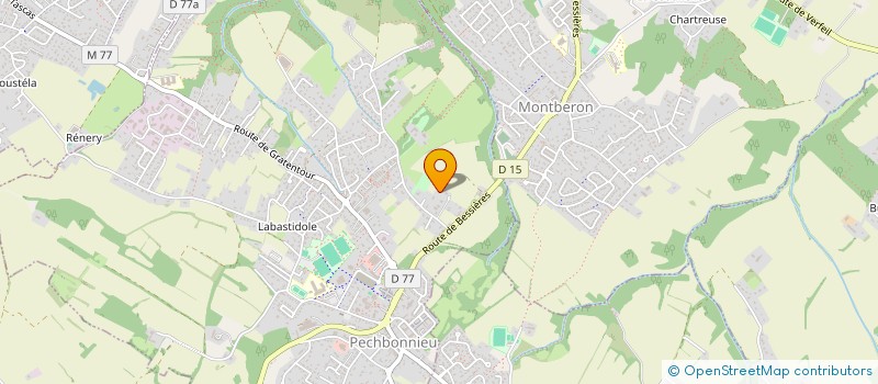 localisation de l'entreprise SCI M3G  PECHBONNIEU