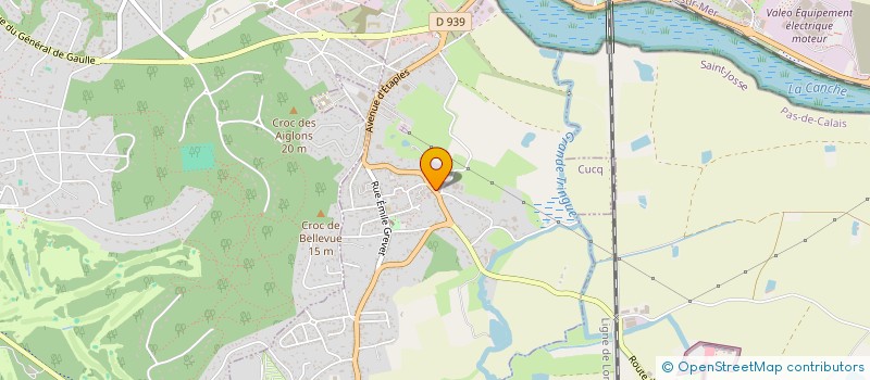 localisation de l'entreprise SCI M3J à CUCQ