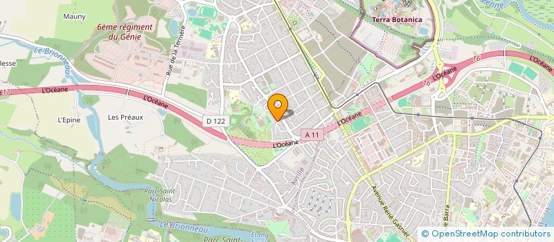 localisation de l'entreprise SCI M3J à AVRILLE