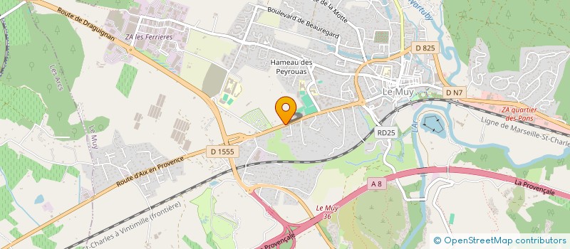 localisation de l'entreprise SCI M3J  LE MUY