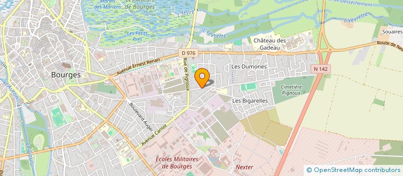 localisation de l'entreprise SCI M3K  BOURGES