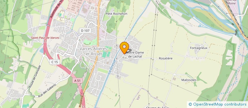 localisation de l'entreprise SCI M3L à VARCES-ALLIERES-ET-RISSET