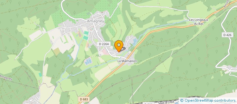 localisation de l'entreprise SCI M3L  AMAGNEY