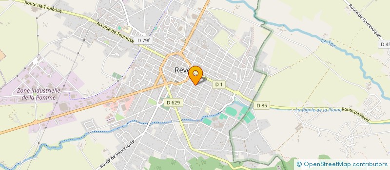 localisation de l'entreprise SCI M3LA  REVEL