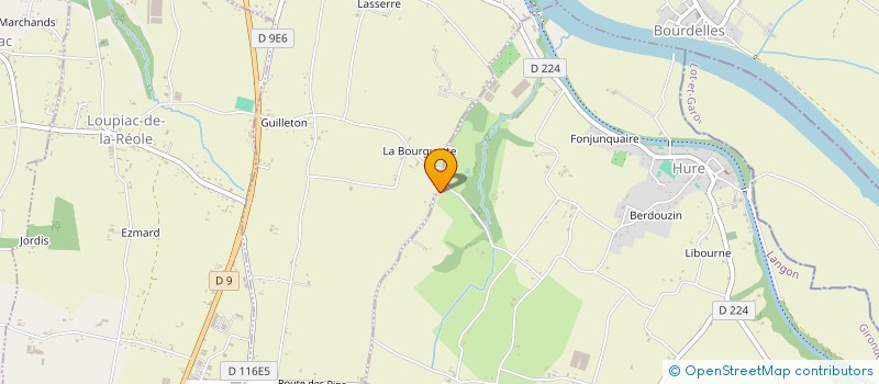 localisation de l'entreprise SCI M3S  PONDAURAT