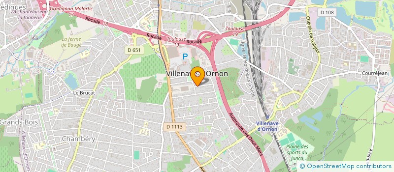 localisation de l'entreprise SCI M4 à VILLENAVE-D'ORNON