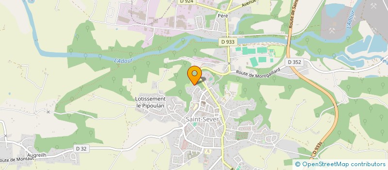 localisation de l'entreprise SCI M4 à SAINT-SEVER