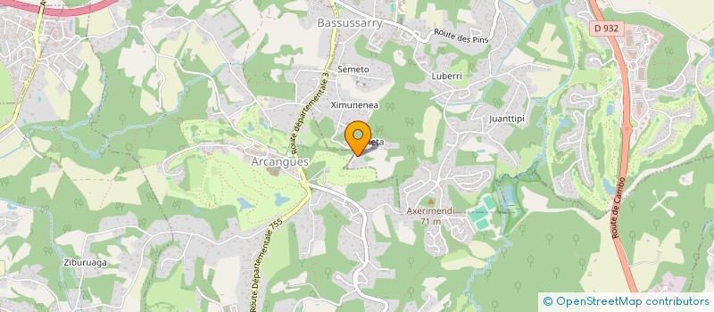 localisation de l'entreprise SCI M4A à BASSUSSARRY