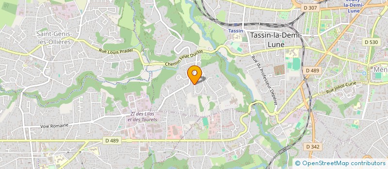 localisation de l'entreprise SCI M4D  TASSIN-LA-DEMI-LUNE