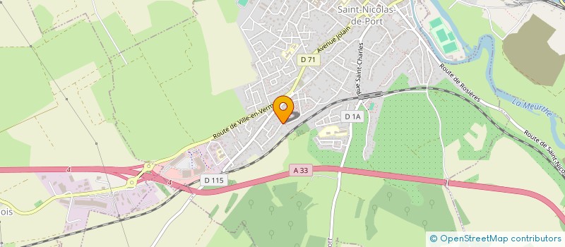 localisation de l'entreprise SCI M4M  SAINT-NICOLAS-DE-PORT