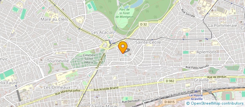 localisation de l'entreprise SCI M4S à LE HAVRE