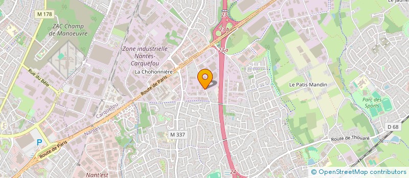 localisation de l'entreprise SCI M4Z IMMOBILIER  SAINTE-LUCE-SUR-LOIRE