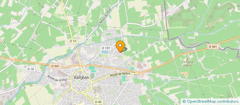 localisation de l'entreprise SCI M5 à VALREAS