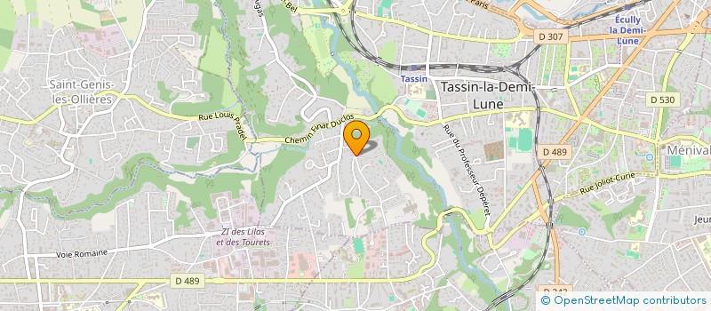 localisation de l'entreprise SCI M5 IMMO  TASSIN-LA-DEMI-LUNE