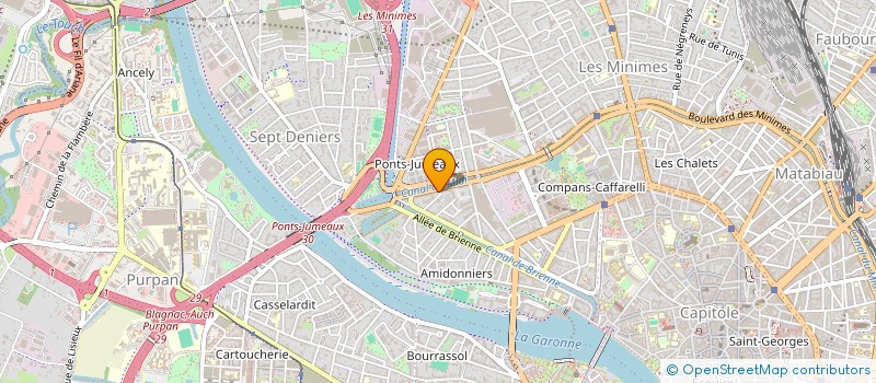 localisation de l'entreprise SCI M6 à TOULOUSE