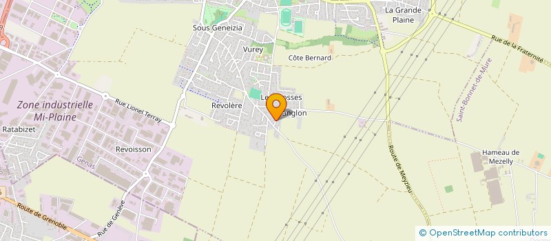 localisation de l'entreprise SCI MA 146  GENAS