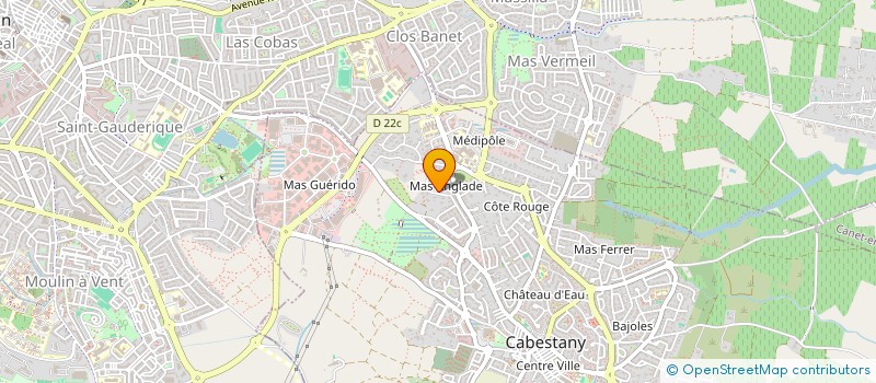 localisation de l'entreprise SCI MA  CABESTANY