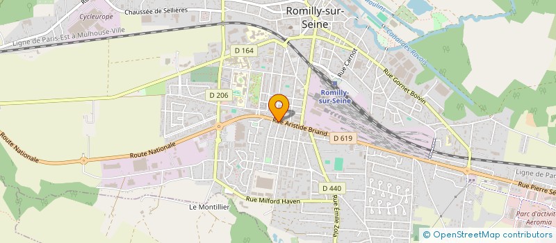 localisation de l'entreprise SCI MA à ROMILLY-SUR-SEINE