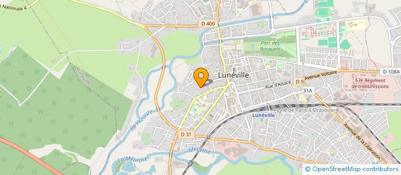 localisation de l'entreprise SCI MA.AL.GUI.CHA  LUNEVILLE