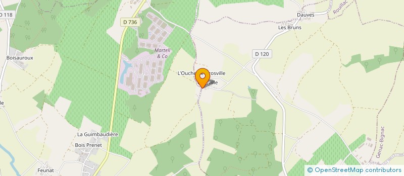 localisation de l'entreprise SCI MA AN JO à SAINT-CYBARDEAUX