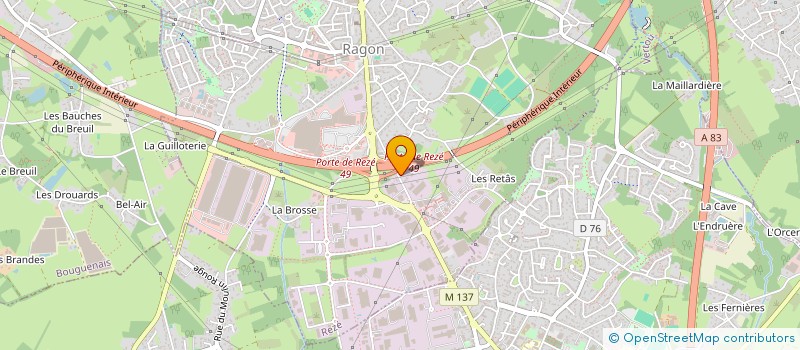 localisation de l'entreprise SCI MA BE CHRI  REZE